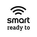 smart ready to logo white